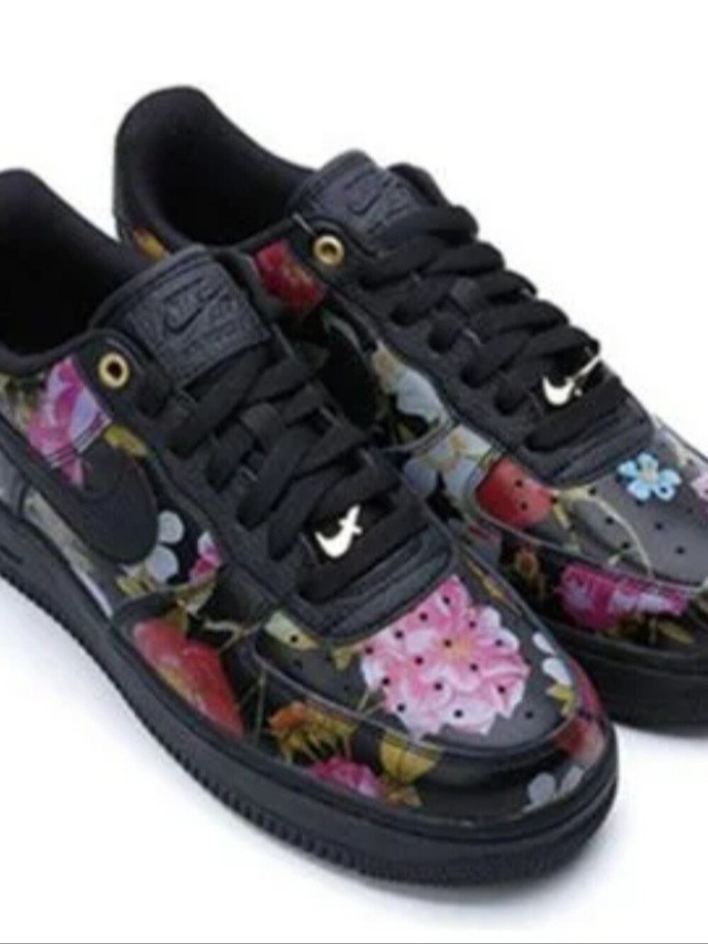 Air Force One Nike Women's  Shoes with Flowers Unique